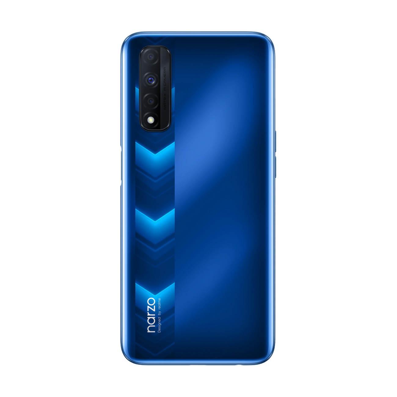 Восстановленный смартфон realme Narzo 30 4/128GB Racing Blue, хороший