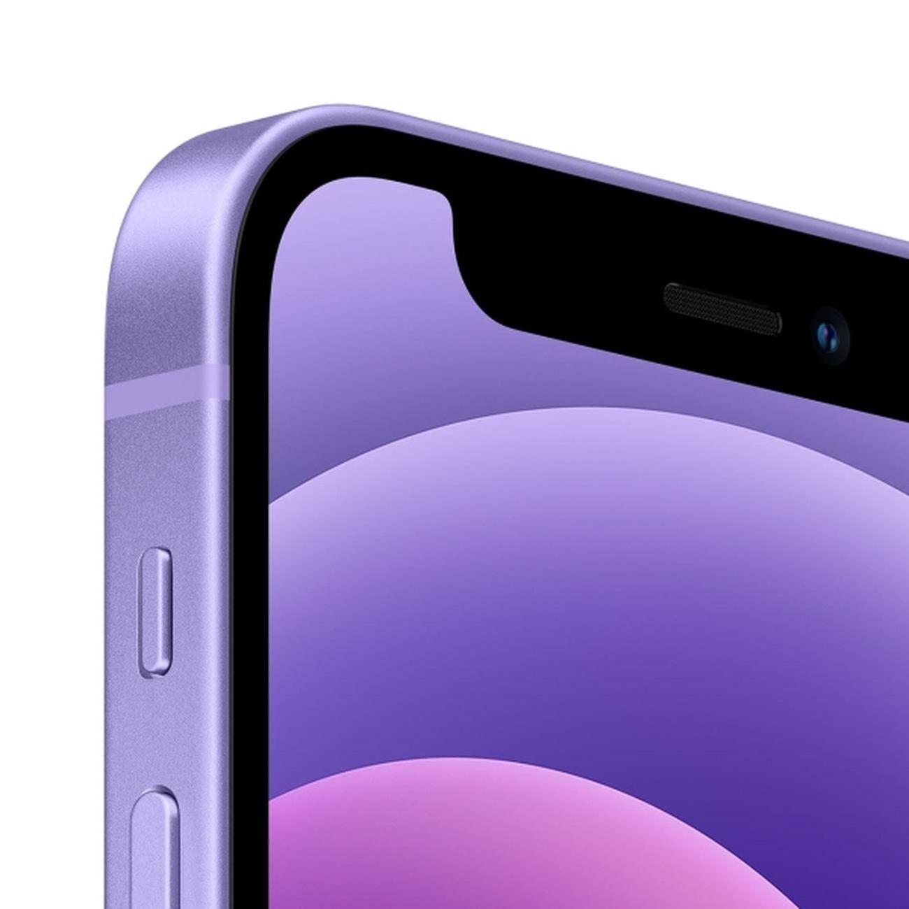 Восстановленный смартфон Apple iPhone 12 128GB nanoSim/eSim Purple, рабочий (без RuStore)
