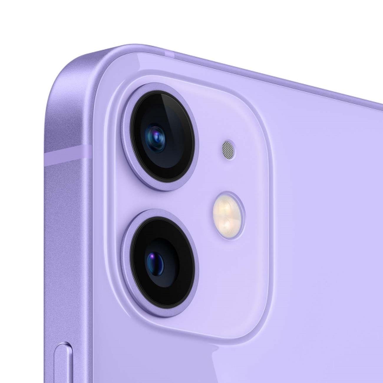 Восстановленный смартфон Apple iPhone 12 128GB nanoSim/eSim Purple, рабочий (без RuStore)
