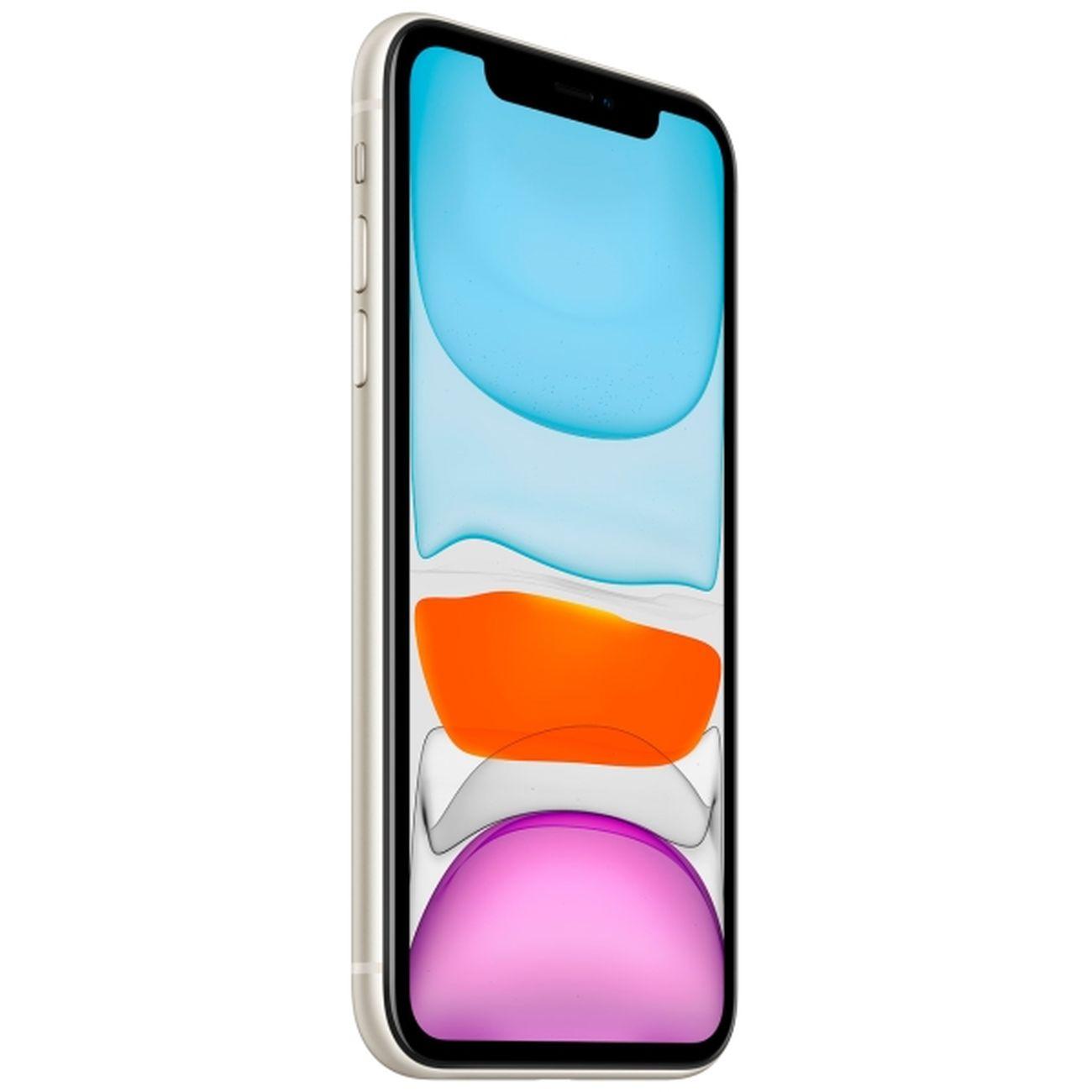 Восстановленный смартфон Apple iPhone 11 64GB nanoSim/eSim White, рабочий (без RuStore)