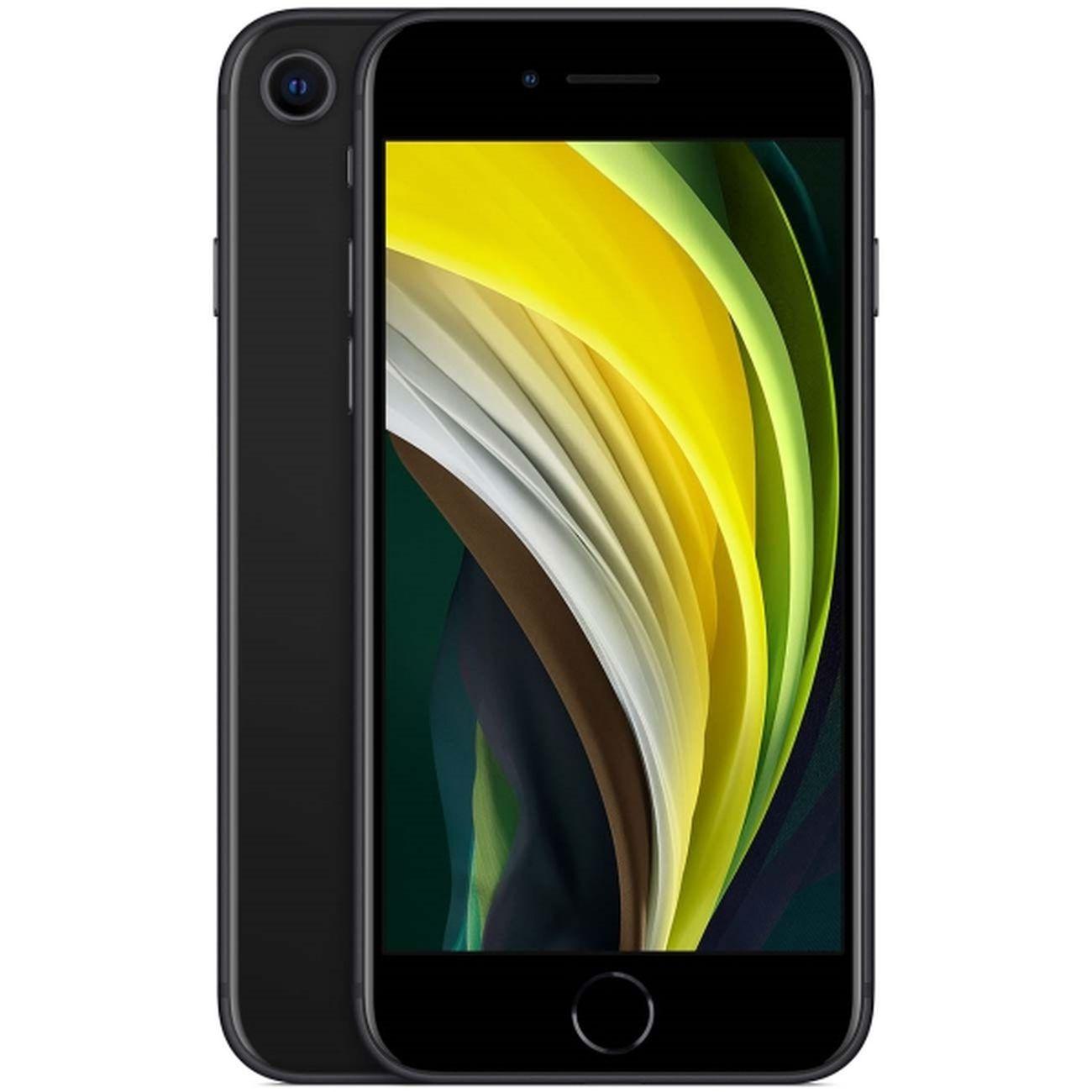 Восстановленный смартфон Apple iPhone SE 2020 64GB nanoSim/eSim Black, рабочий (без RuStore)