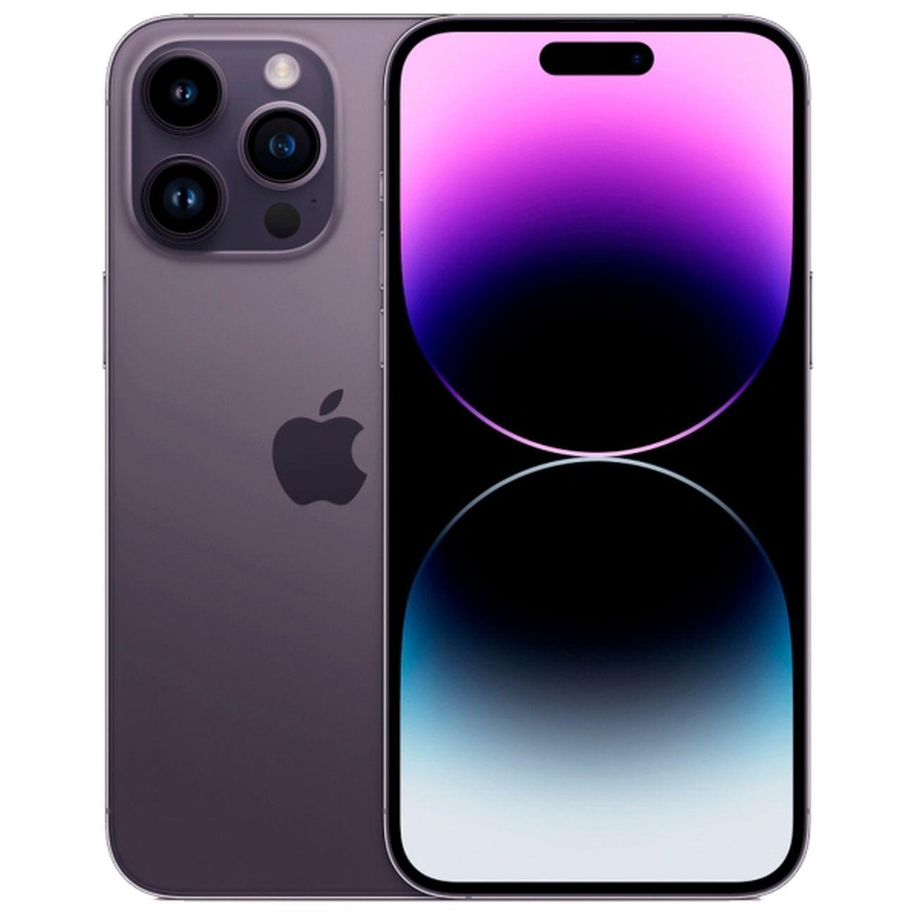 Восстановленный смартфон Apple iPhone 14 Pro Max 128GB nanoSim/eSim насыщенный фиолетовый, рабочий (без RuStore)