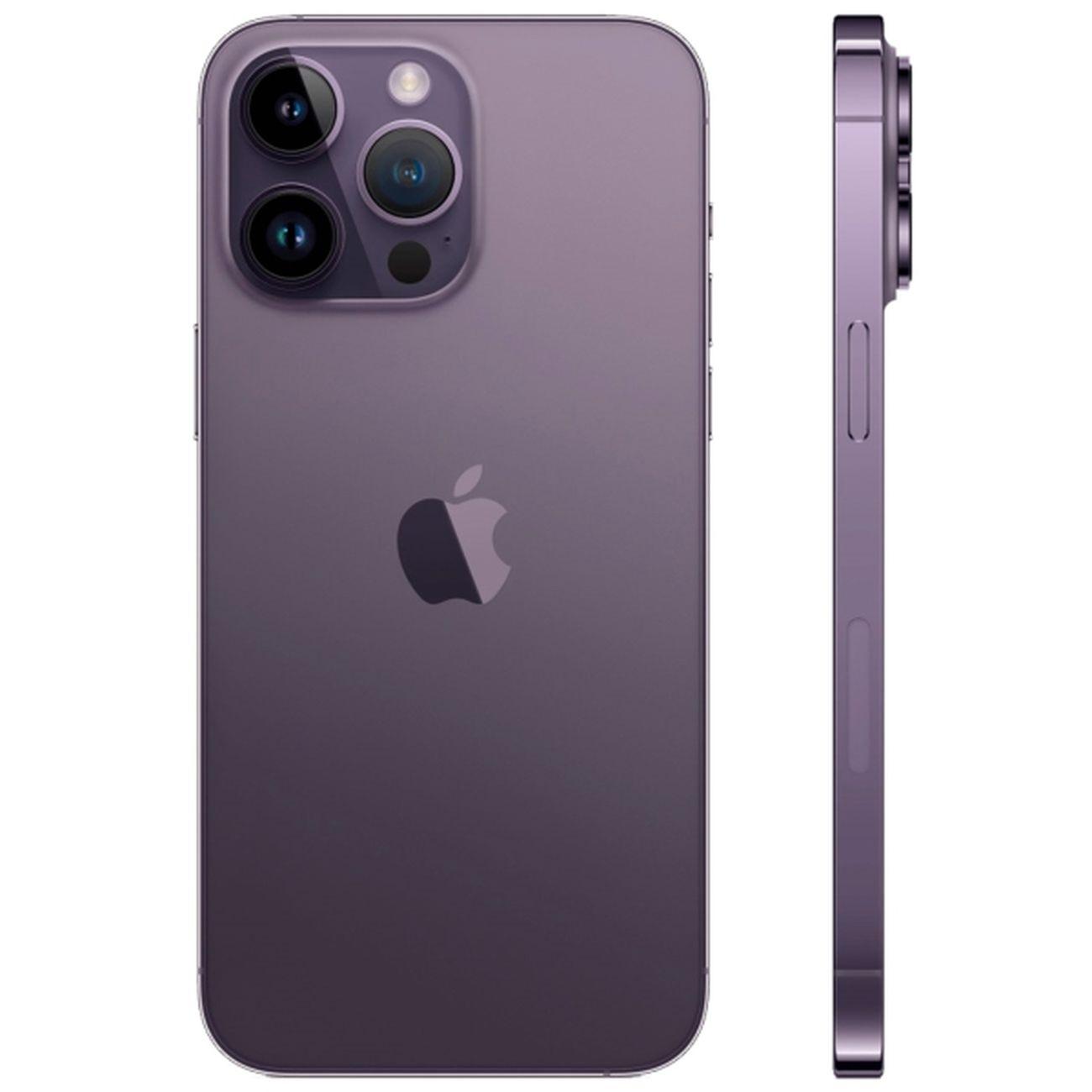 Восстановленный смартфон Apple iPhone 14 Pro Max 128GB nanoSim/eSim насыщенный фиолетовый, рабочий (без RuStore)