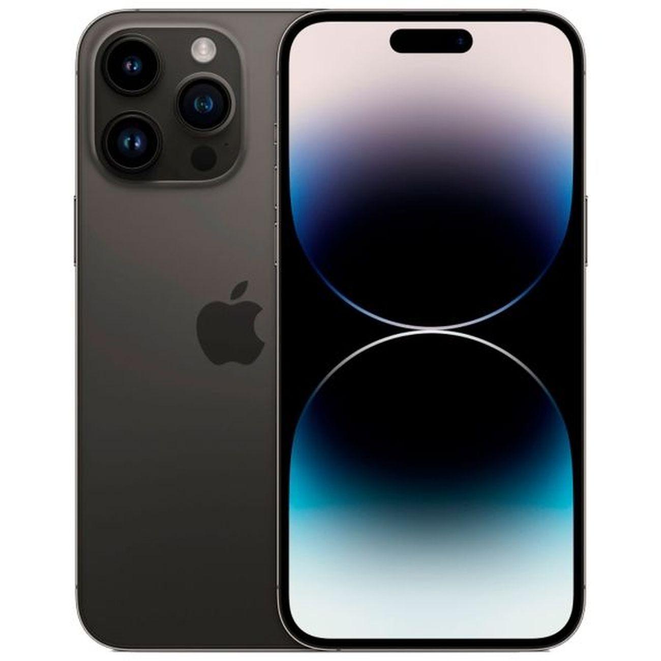 Восстановленный смартфон Apple iPhone 14 Pro Max 256GB Dual Sim черный космос, рабочий (без RuStore)