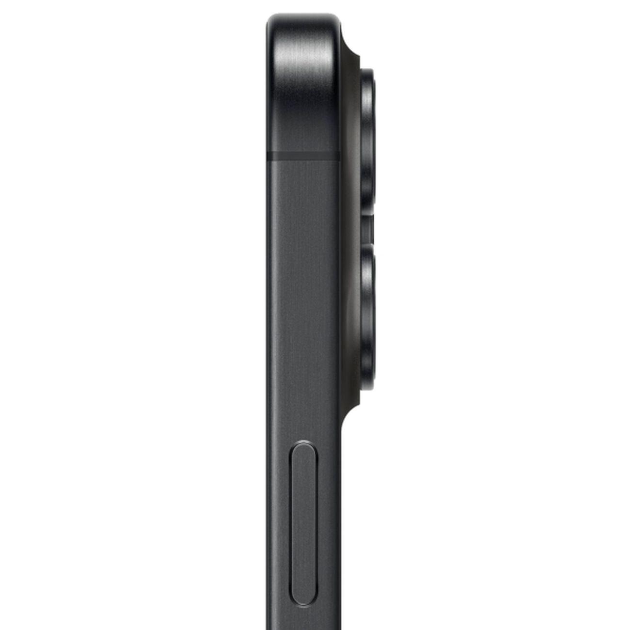 Восстановленный смартфон Apple iPhone 15 Pro 256GB Dual Sim черный титан, рабочий (без RuStore)