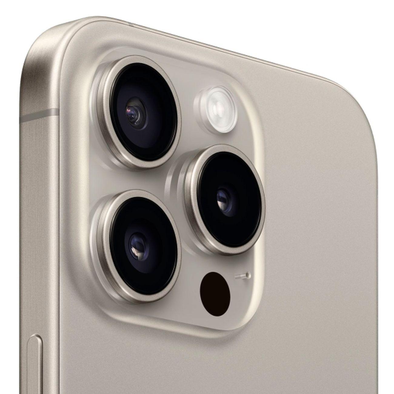 Восстановленный смартфон Apple iPhone 15 Pro 128GB nanoSim/eSim серый титан, рабочий (без RuStore)