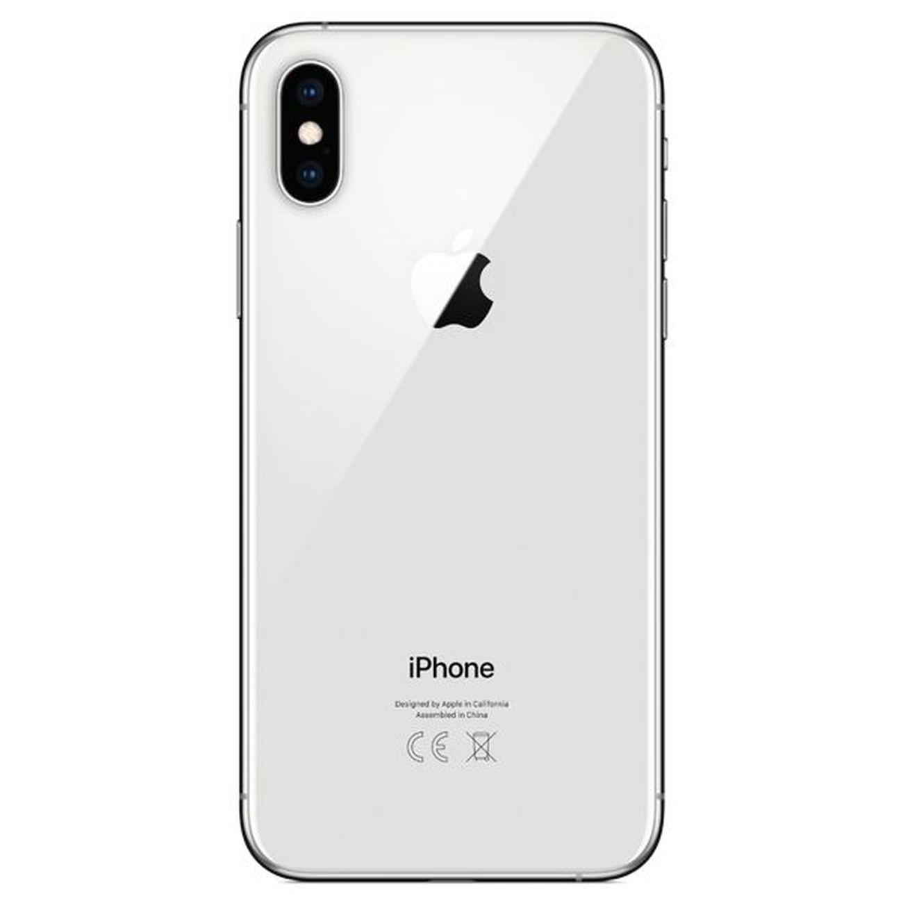 Восстановленный смартфон Apple iPhone XS 64GB nanoSim/eSim Silver, рабочий (без RuStore)
