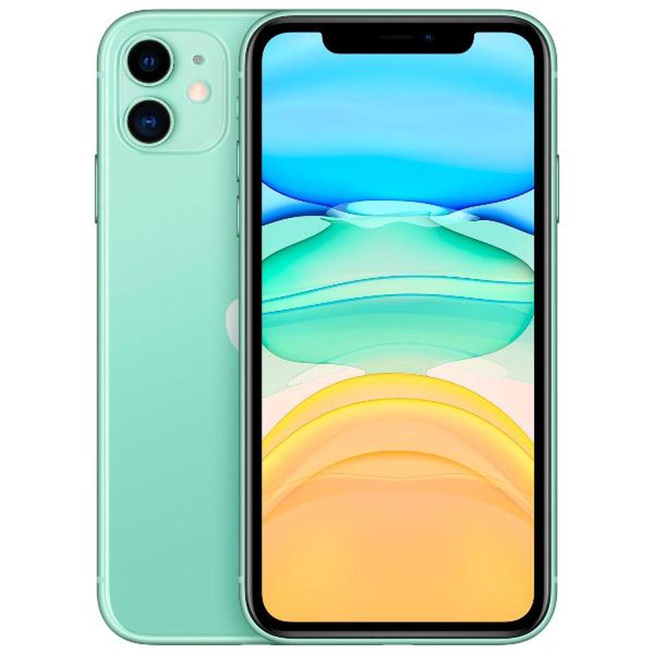 Восстановленный смартфон Apple iPhone 11 64GB Dual Sim Green, рабочий (без RuStore)