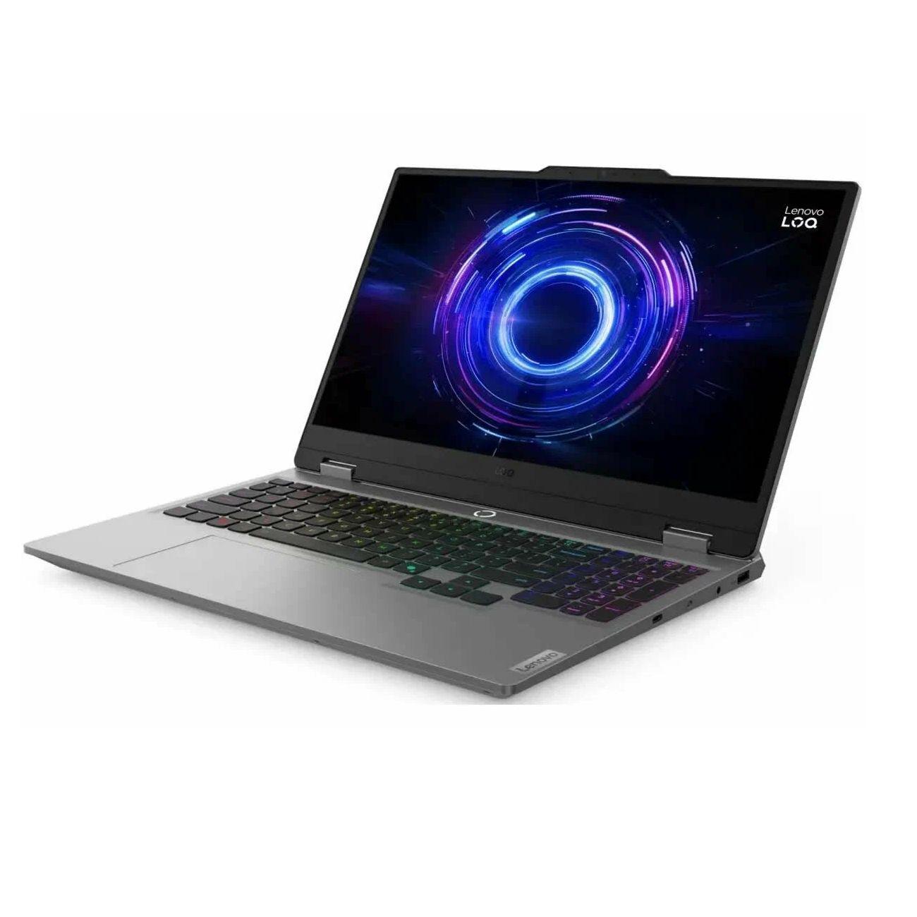 Ноутбук игровой Lenovo LOQ 83JE002CRK 15.6" IPS/Intel Core i5 13450HX/24Gb/512Gb SSD/GeForce RTX 5060 8Gb/DOS/Серый (15IRX10)