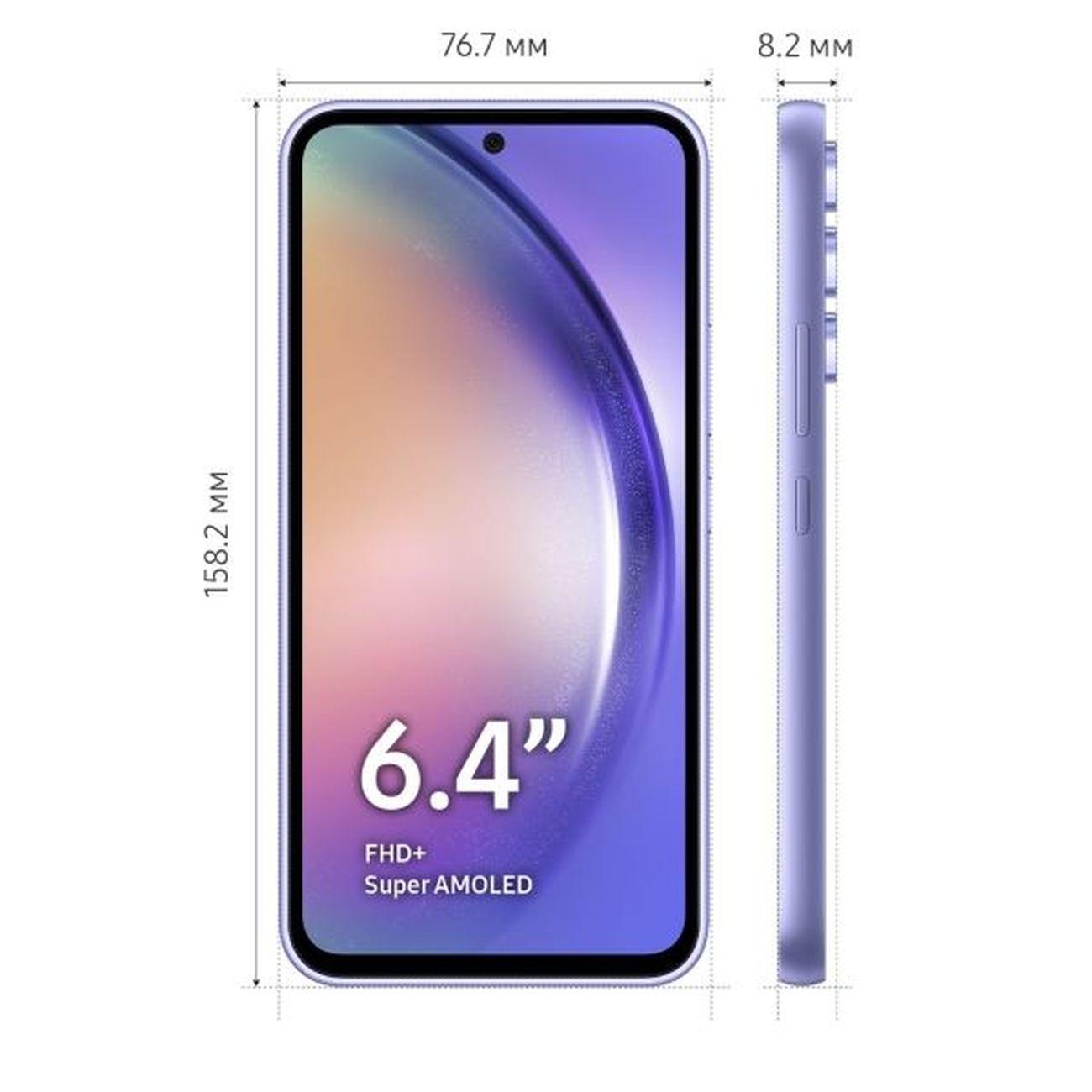 Восстановленный смартфон Samsung Galaxy A54 6/128GB Awesome Violet, рабочий