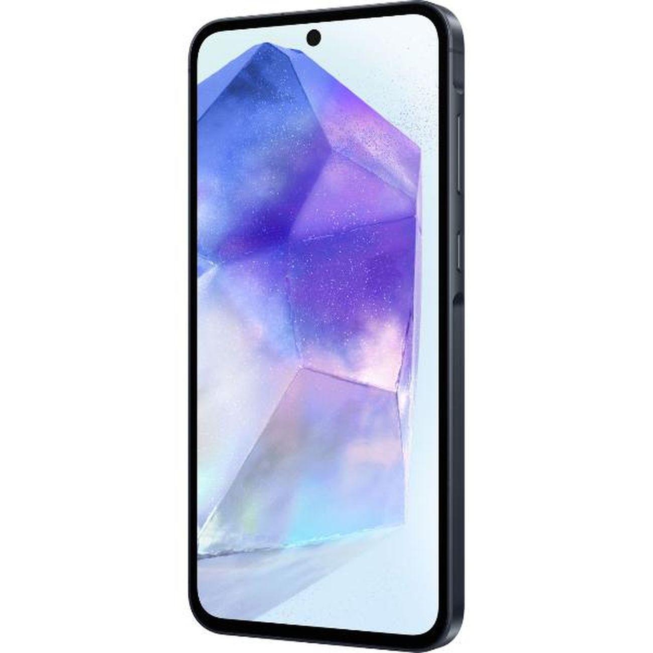 Восстановленный смартфон Samsung Galaxy A55 5G 8/256GB синий черный, рабочий