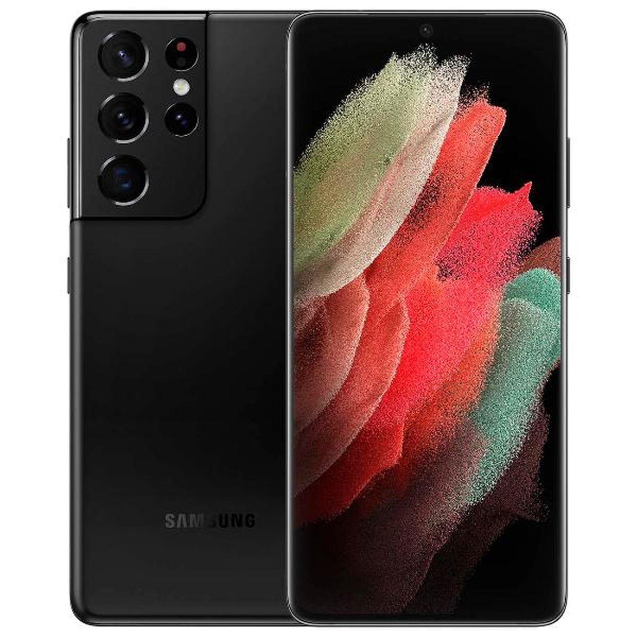 Восстановленный смартфон Samsung Galaxy S21 Ultra 12/256GB фантом черный (SM-G998B), рабочий