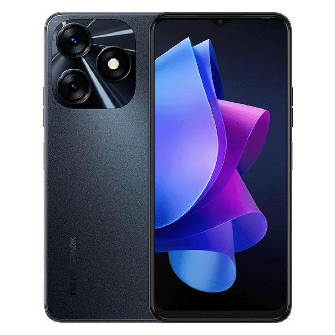 Восстановленный смартфон Tecno SPARK 10 4/128Gb Black, рабочий фото