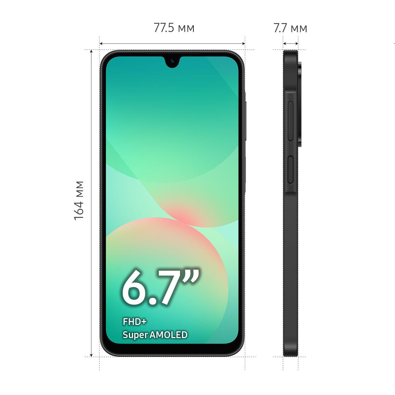 Уцененный смартфон Samsung Galaxy A26 5G 6/128GB Black, хороший