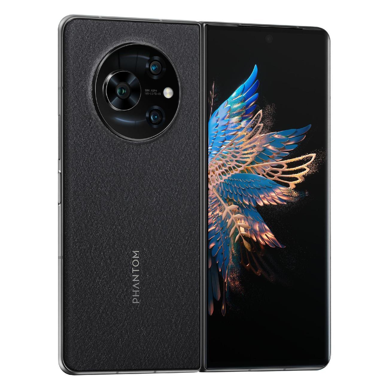 Восстановленный смартфон Tecno Phantom V Fold 12/512GB Black, рабочий