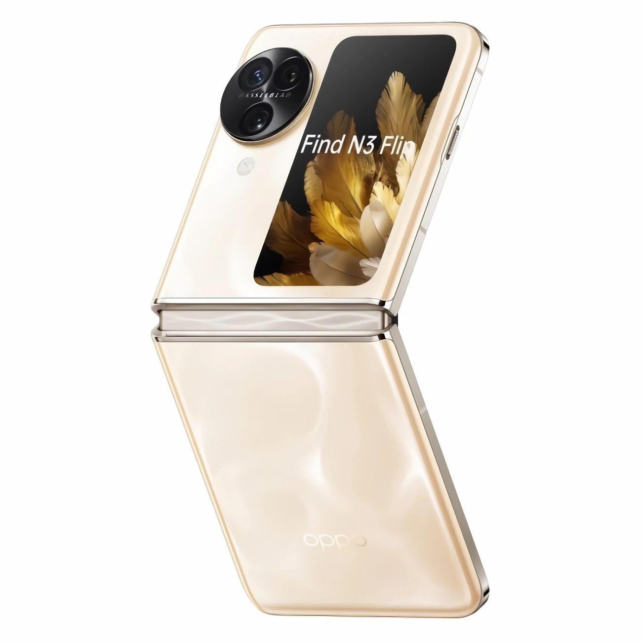 Восстановленный смартфон OPPO Find N3 Flip 12/256GB Gold, отличный