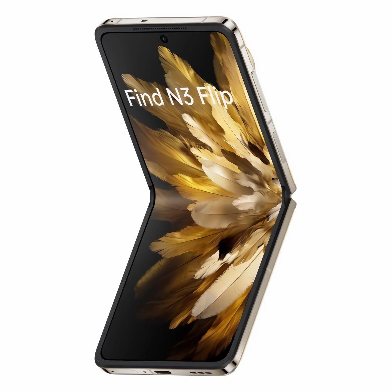 Восстановленный смартфон OPPO Find N3 Flip 12/256GB Gold, отличный