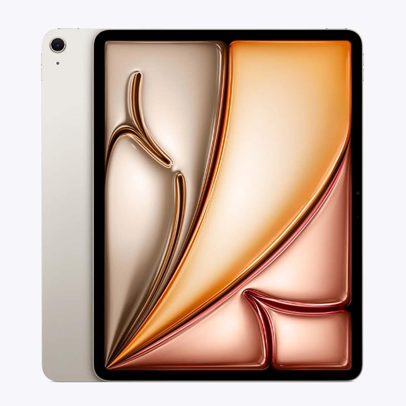 Восстановленный планшет Apple IPad Air 13 M3 2025 Wi-Fi 256GB Starlight (MCNQ4), как новый