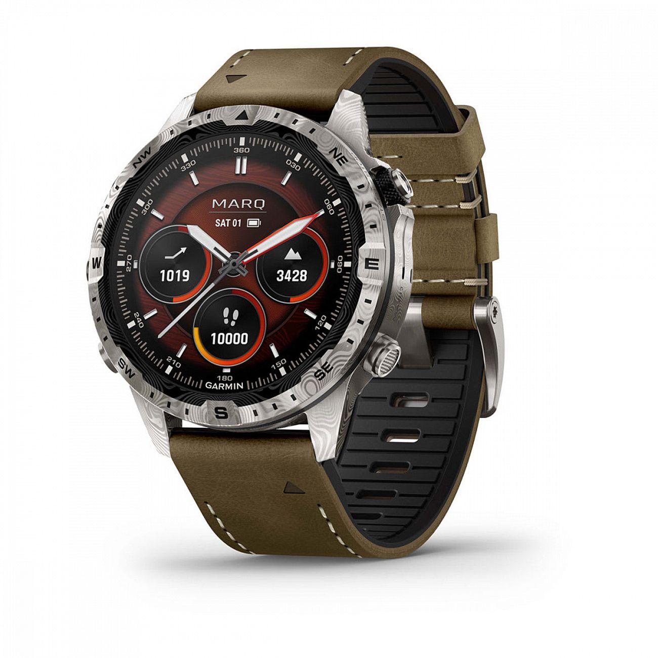 Спортивные часы Garmin MARQ Adventurer (Gen 2) Damascus Steel Edition 46мм 010-03393-31
