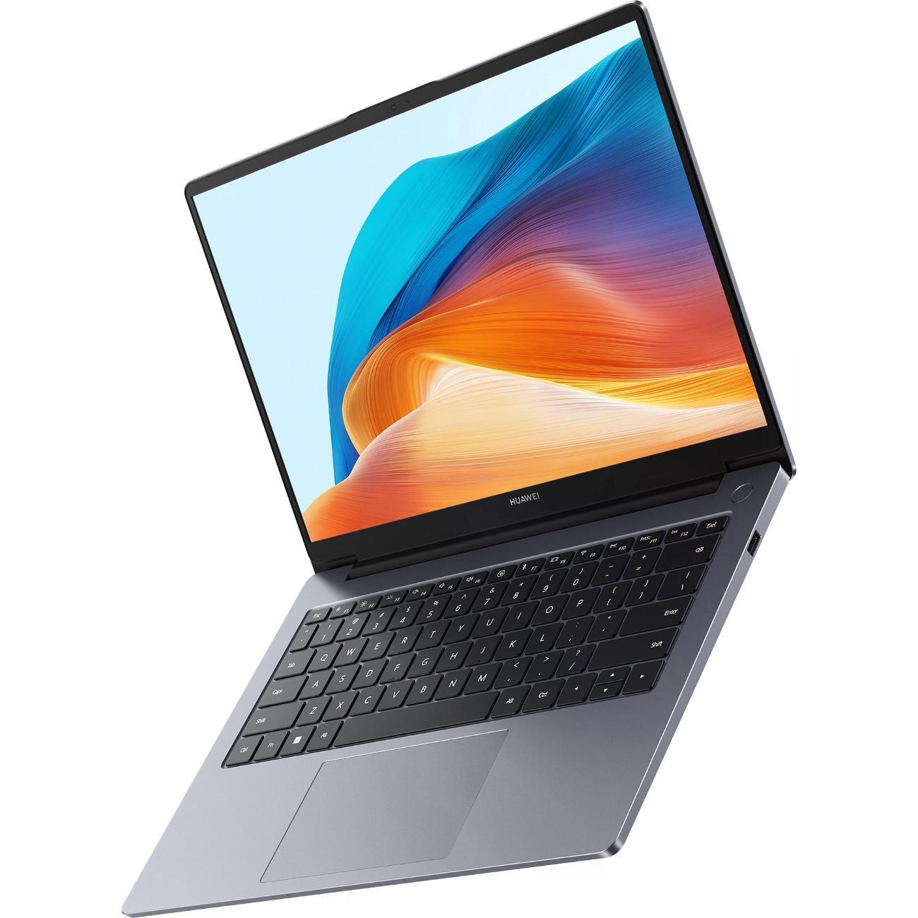 Уцененный ноутбук HUAWEI MateBook D 16 MCLG-X/16"/i5-13420H/8/512GB/Win/Space Gray (53014CNC), хороший
