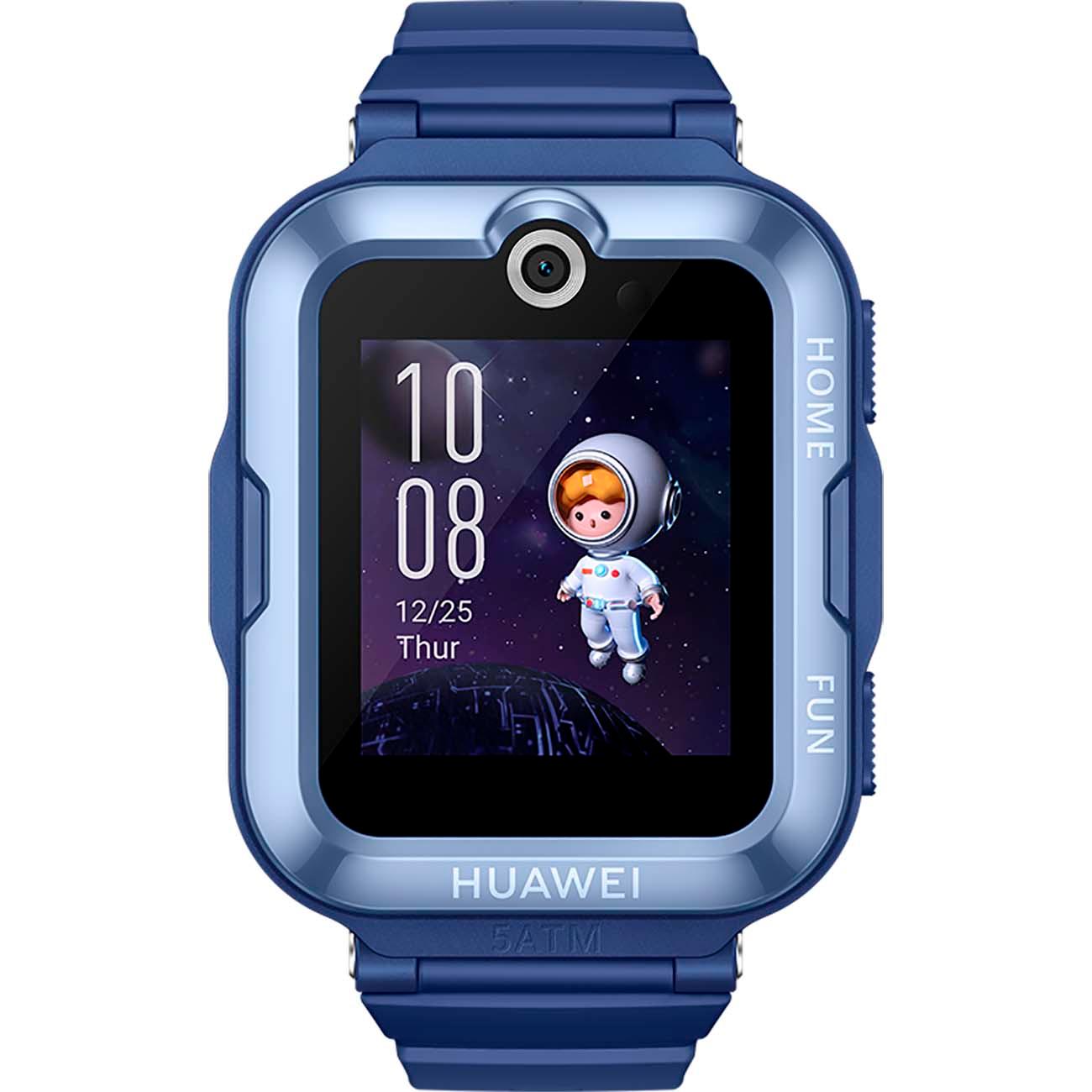Восстановленные часы с GPS трекером HUAWEI Watch Kids 4 Pro Blue (ASN-AL10), хороший