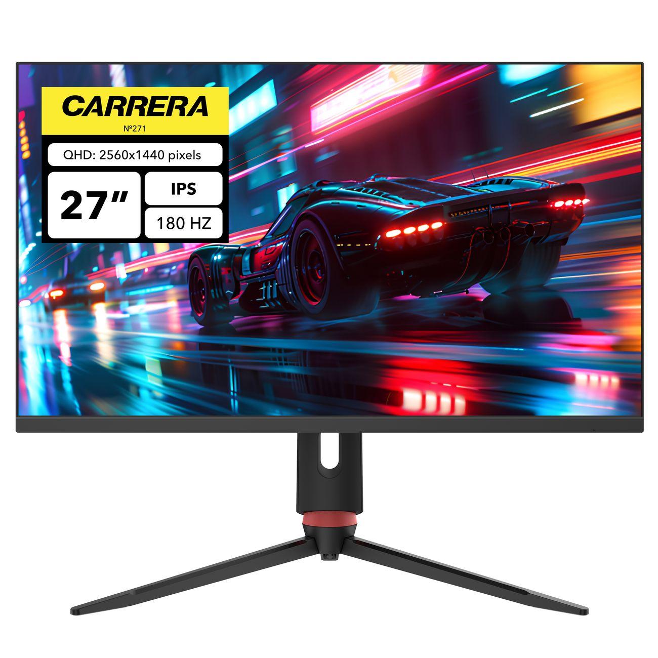 Восстановленный монитор игровой Carrera 27"/IPS/2560x1440/180Гц/черный (CRL271), как новый