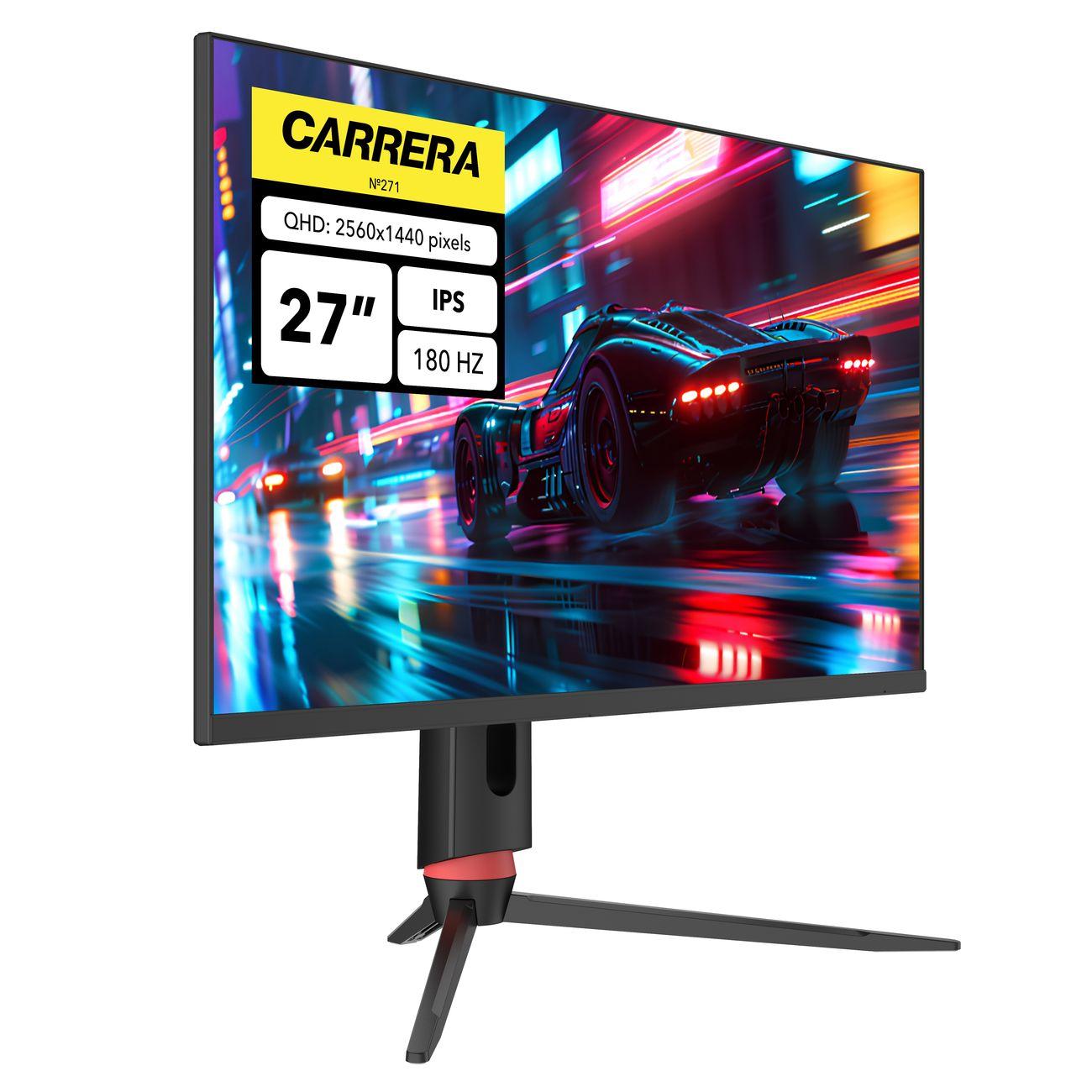 Восстановленный монитор игровой Carrera 27"/IPS/2560x1440/180Гц/черный (CRL271), как новый
