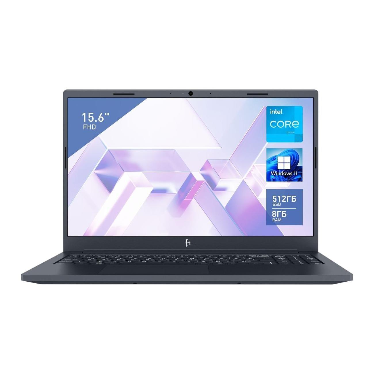 Восстановленный ноутбук F+ FLAPTOP I-Series/15.6"/Core i5-1235U/8/512GB/Win/темно-серый (FLTP-5i5-8512-W), рабочий