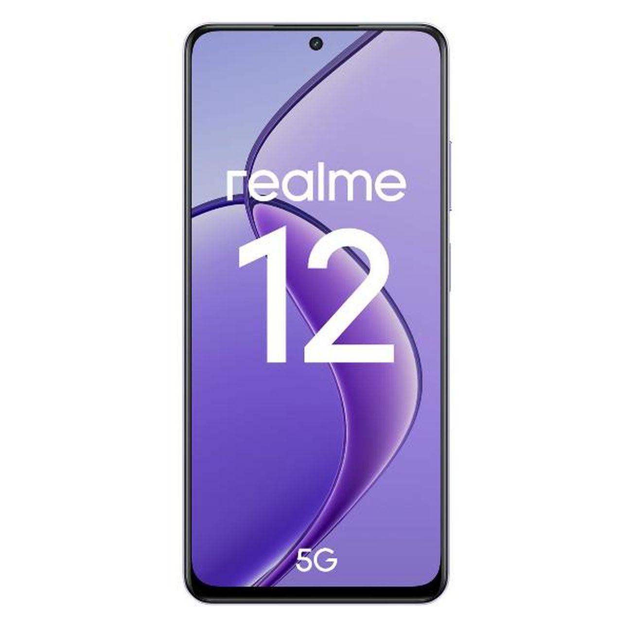 Восстановленный смартфон realme 12 8/256GB Purple twilight, хороший