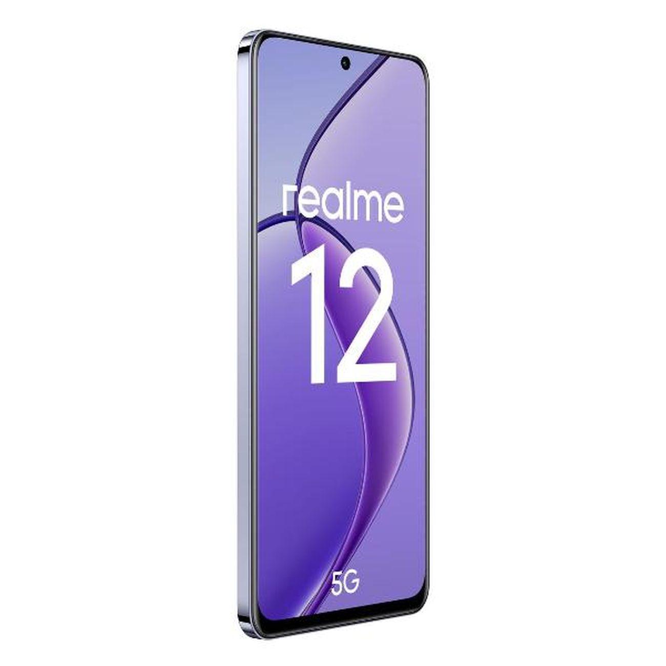 Восстановленный смартфон realme 12 8/256GB Purple twilight, хороший