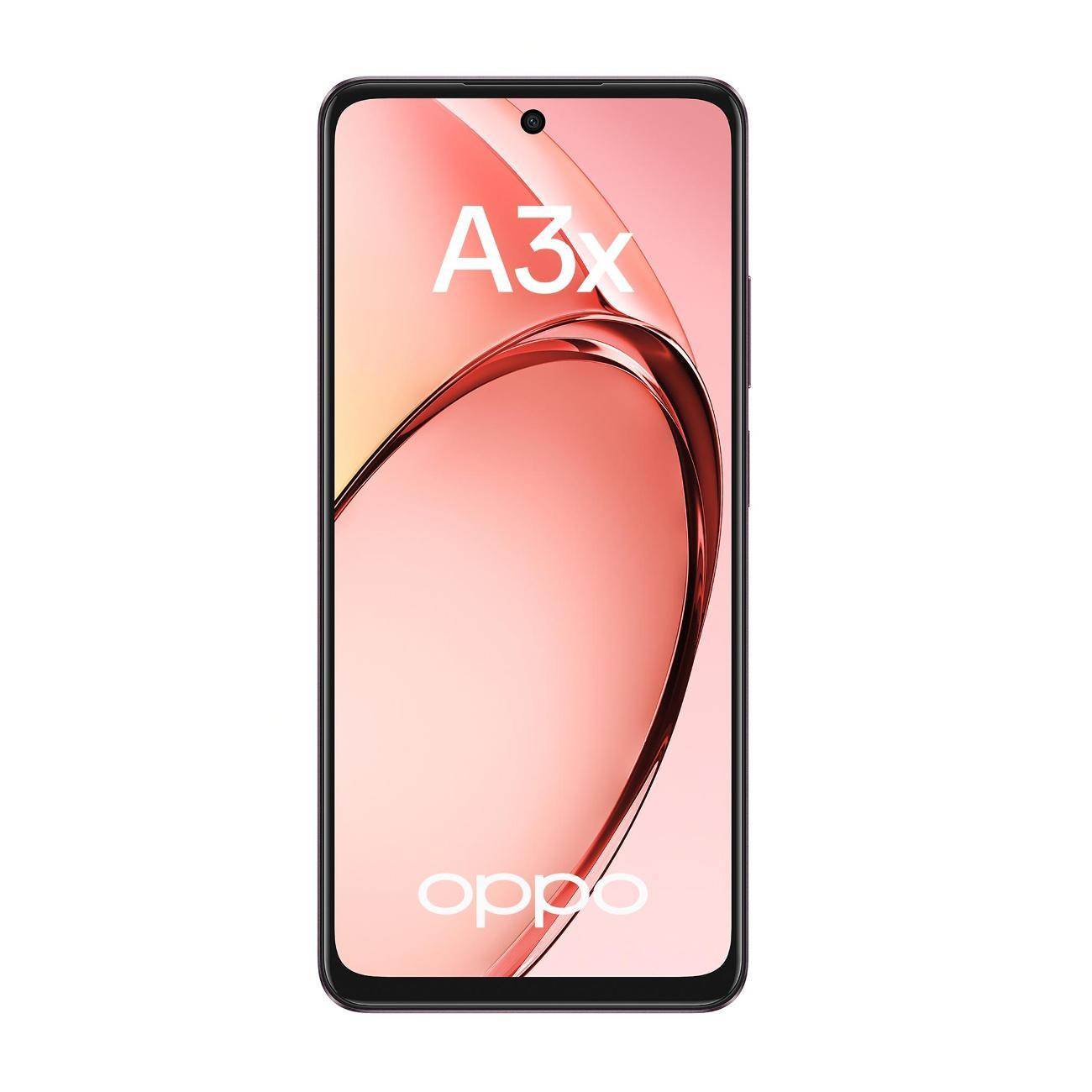 Восстановленный смартфон OPPO A3x 4/128GB Бургунди, отличный
