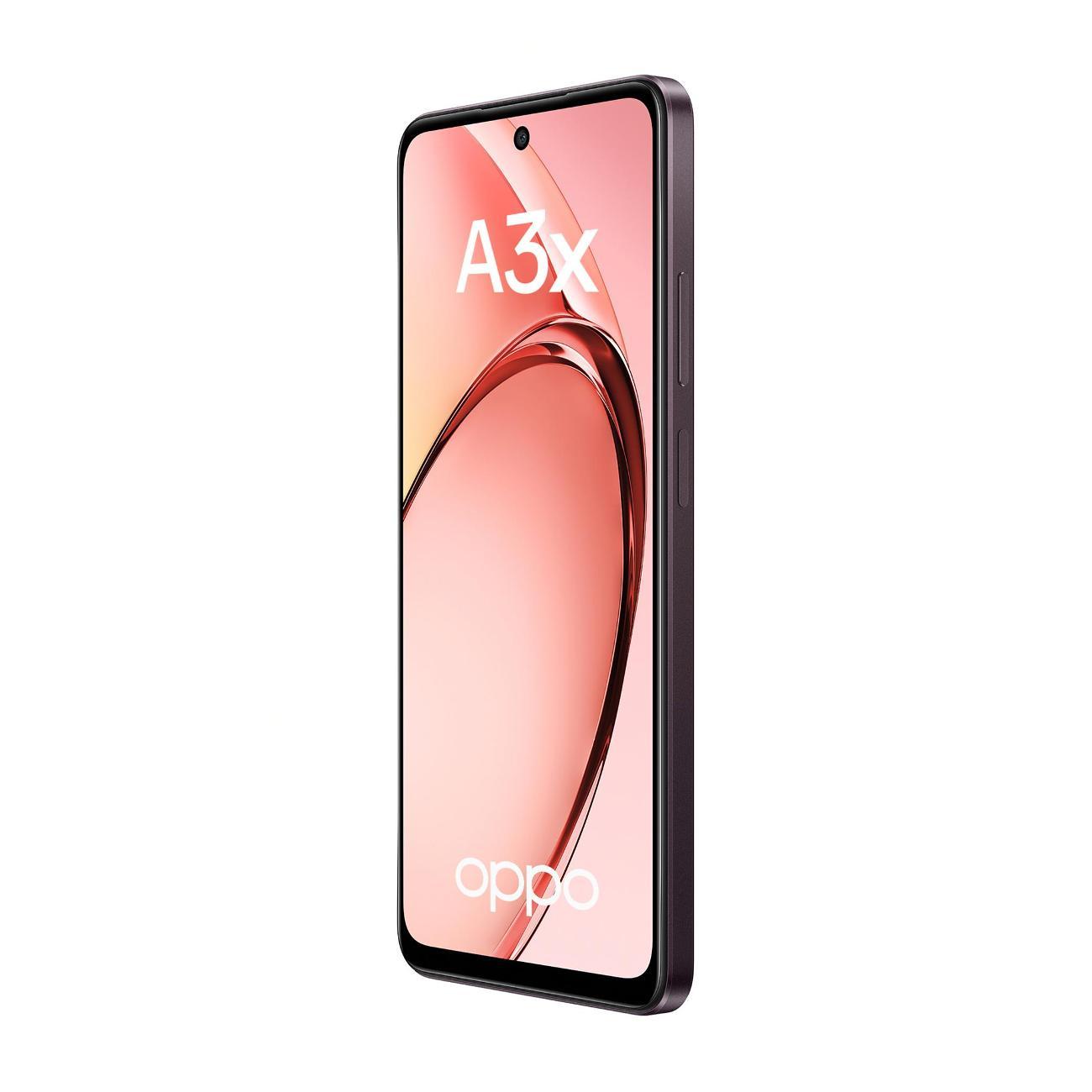 Восстановленный смартфон OPPO A3x 4/128GB Бургунди, отличный
