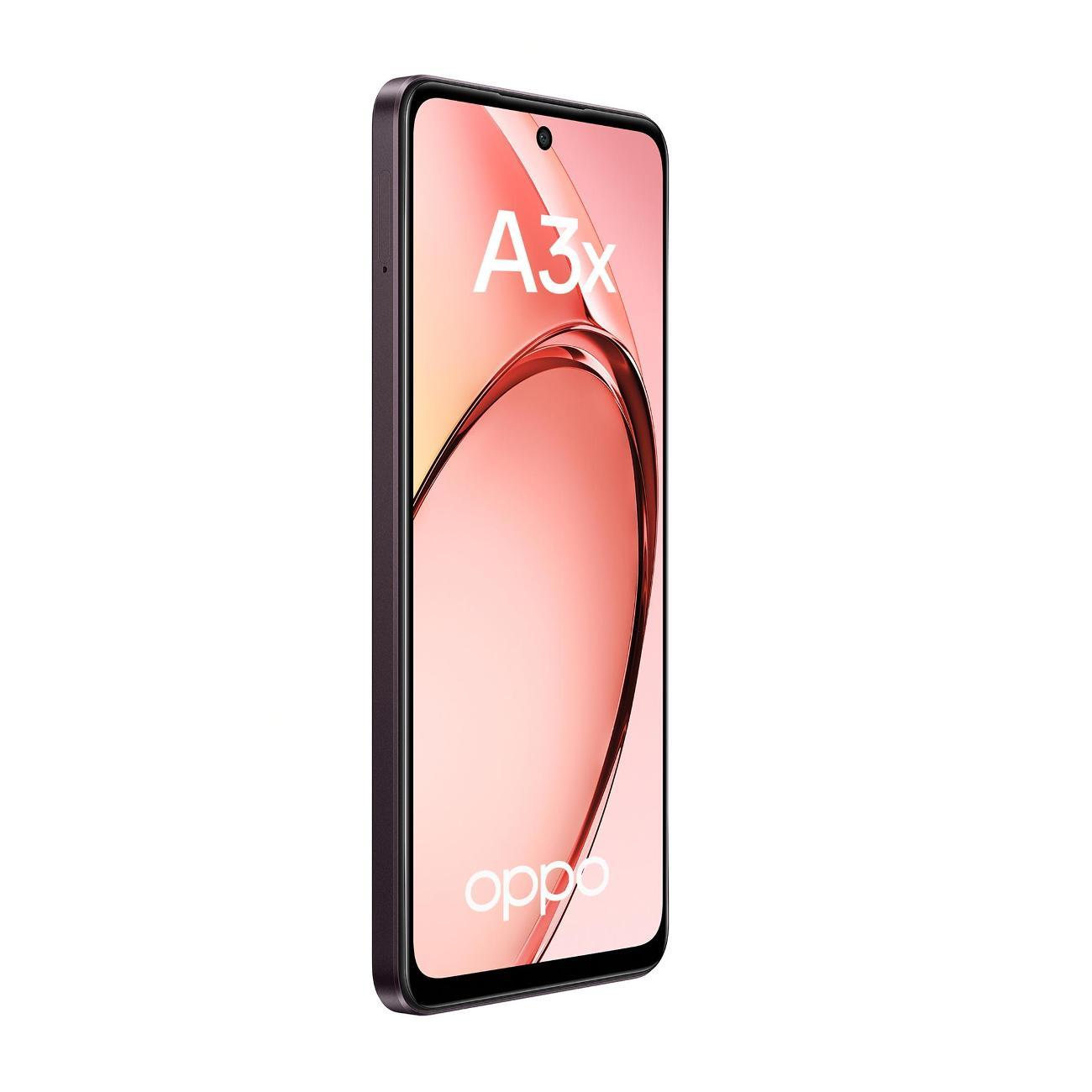 Восстановленный смартфон OPPO A3x 4/128GB Бургунди, отличный