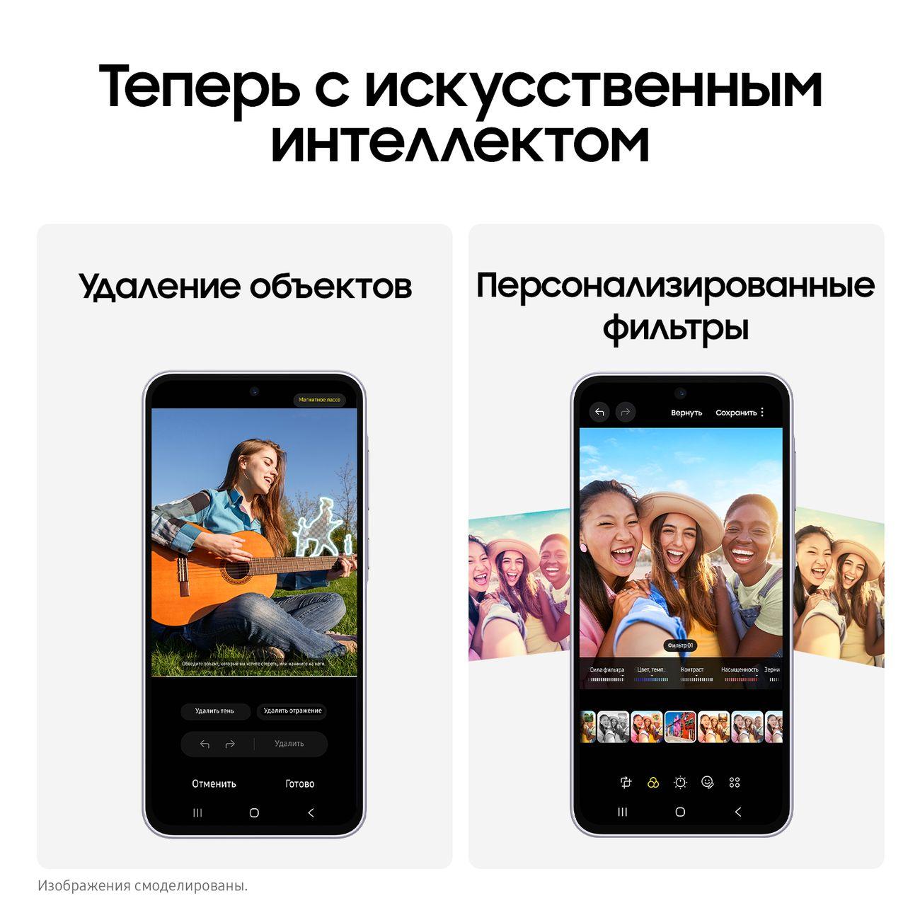 Восстановленный смартфон Samsung Galaxy A36 5G 8/128GB черный, хороший