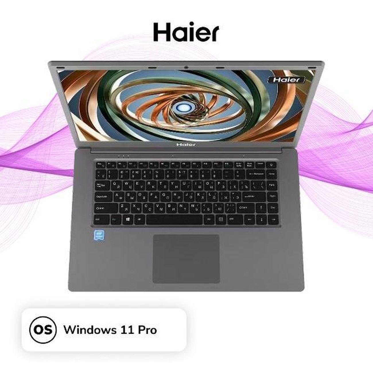 Восстановленный ноутбук Haier U1540EM/15.6"/Celeron N4020/4/128GB/Win/Gray, рабочий