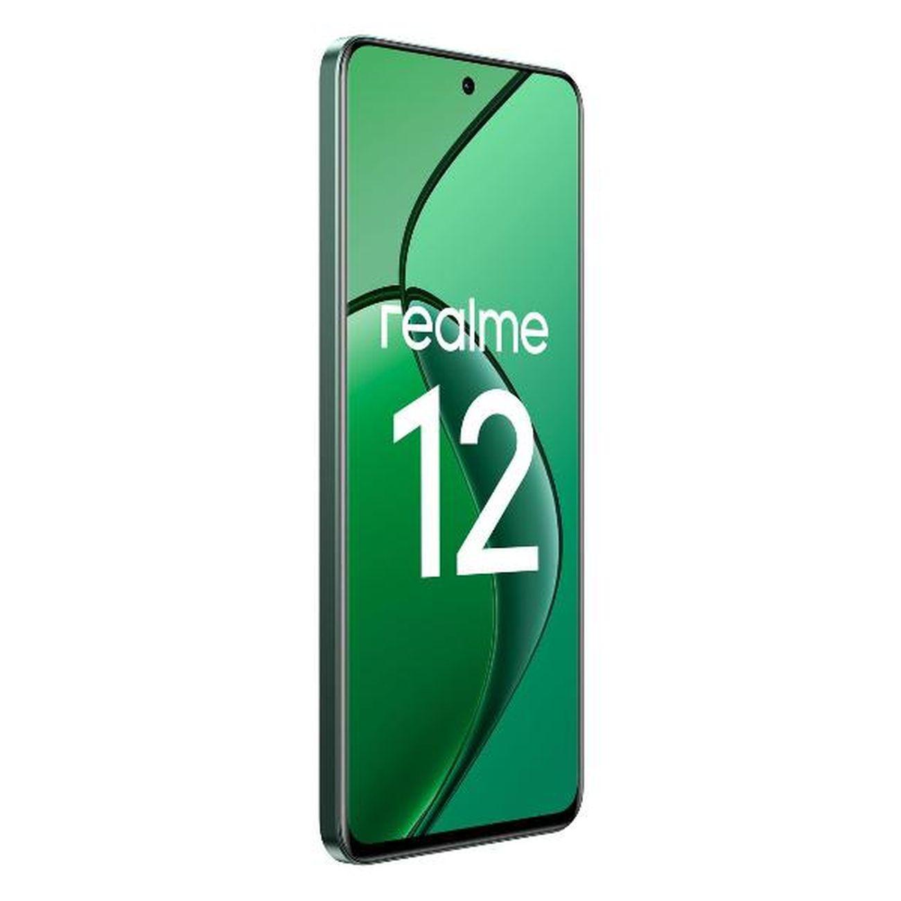 Восстановленный смартфон realme 12 4G 8/256GB Green, хороший