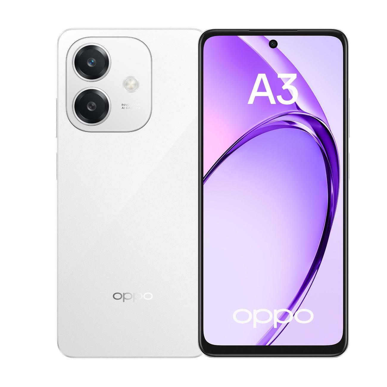 Восстановленный смартфон OPPO A3 6/256GB Сияющий белый, отличный