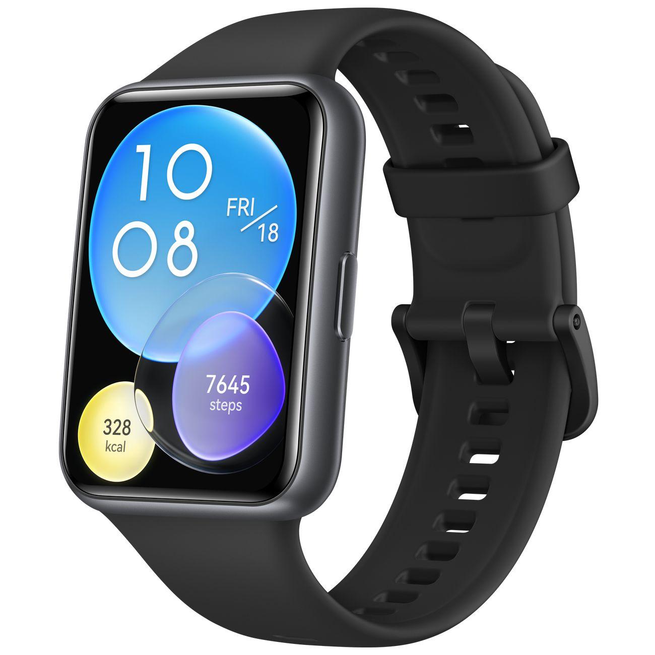 Восстановленные смарт-часы HUAWEI Watch FIT 2 Active Edition черная полночь (YDA-B09S), отличный
