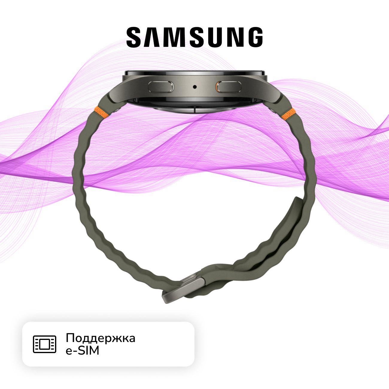 Восстановленные смарт-часы Samsung Galaxy Watch7 44mm LTE зеленые, хороший