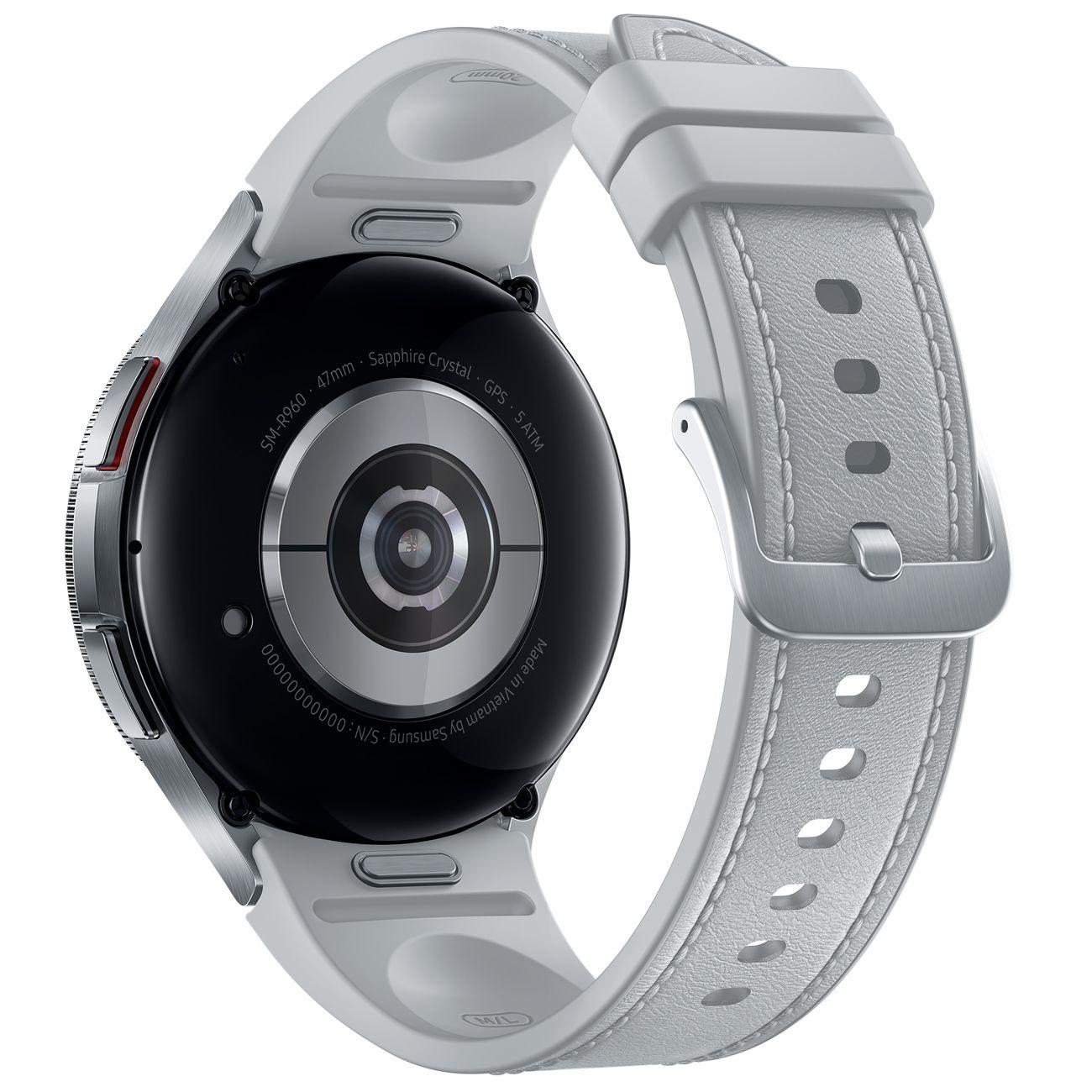 Восстановленные смарт-часы Samsung Galaxy Watch6 Classic 47 mm Silver (SM-R960), отличный