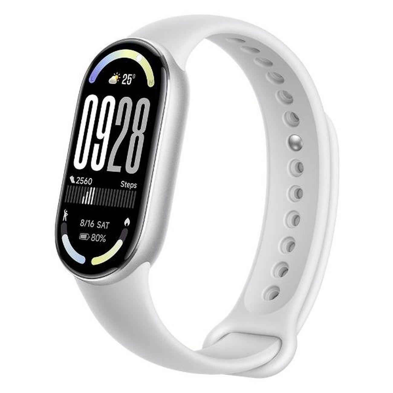 Восстановленный фитнес-браслет Xiaomi Smart Band 10 Glacier Silver, отличный