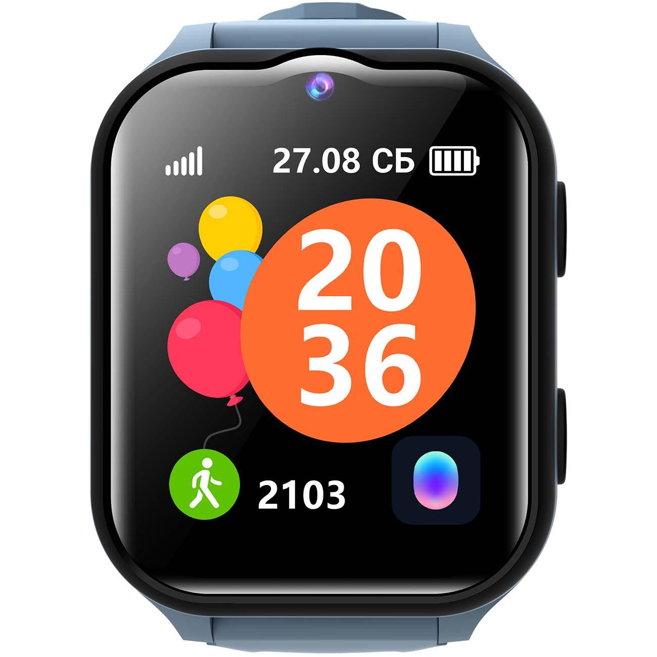 Восстановленные часы с GPS трекером Geozon SuperStar Blue/Gray (G-W24BLUG), как новый