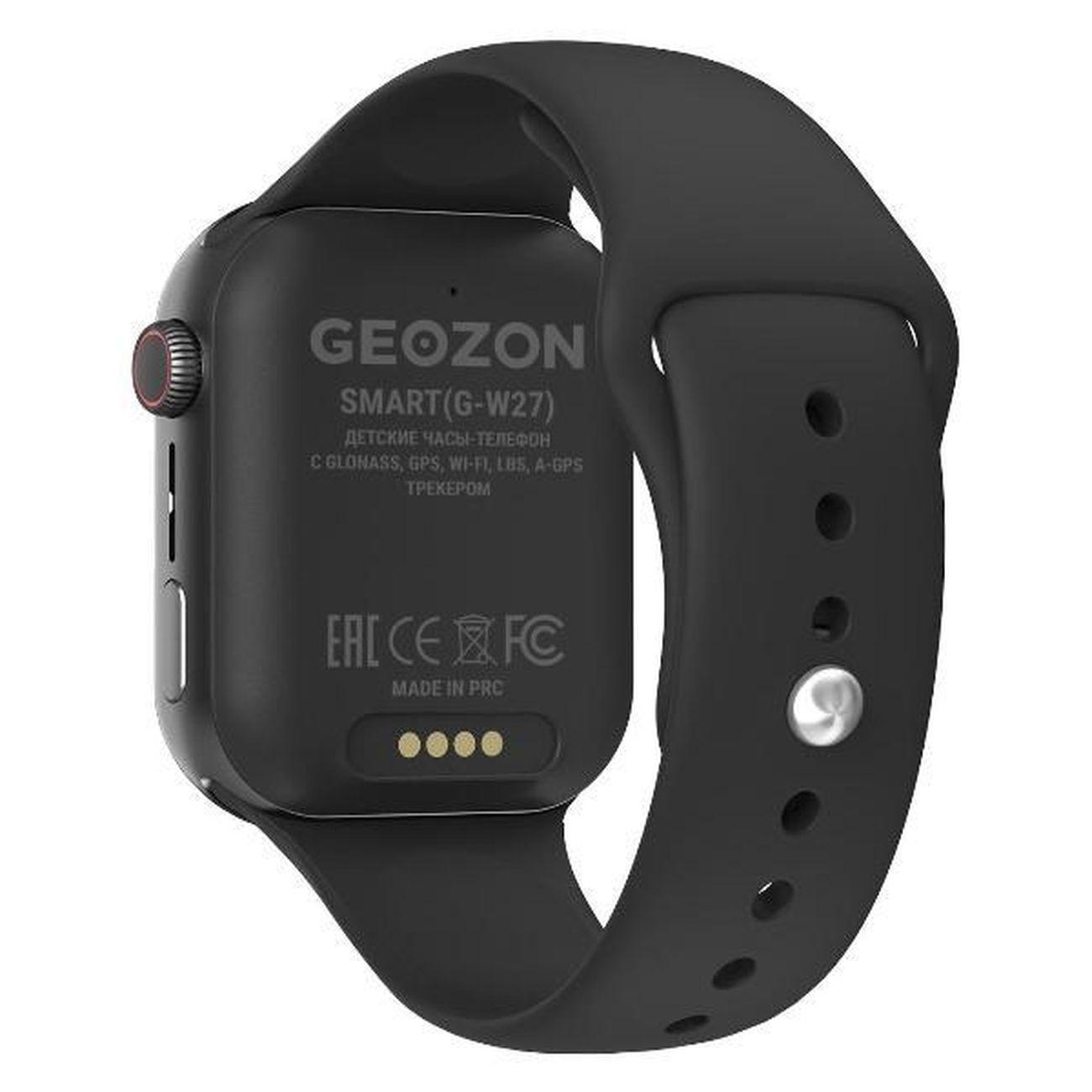 Восстановленные часы с GPS трекером Geozon Smart G-W27BLK Black, хороший