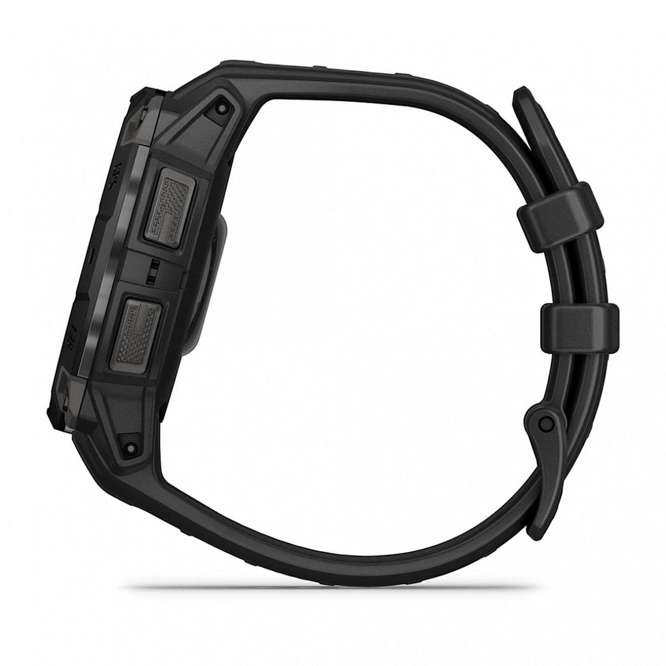 Спортивные часы Garmin Instinct 3 AMOLED черный, черный ремешок 45мм