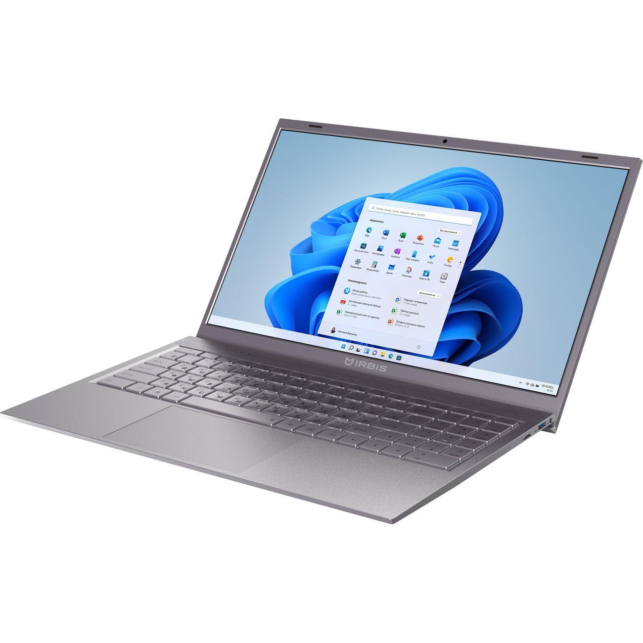 Восстановленный ноутбук Irbis 15NBC1004/15.6"/Core i5-1035G4/16/256GB/noOS/Grey, отличный