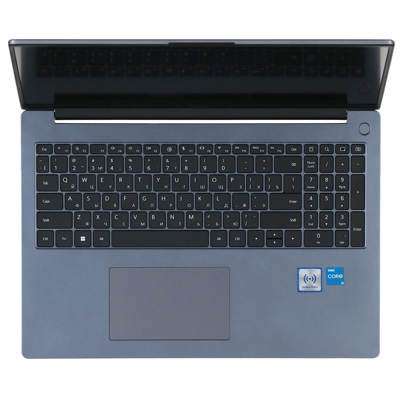 Восстановленный ноутбук Huawei MateBook D 16 MCLF-X 2024/16"/Core i3-1215U/8/512GB/Win/Space Gray (53013WXD), хороший