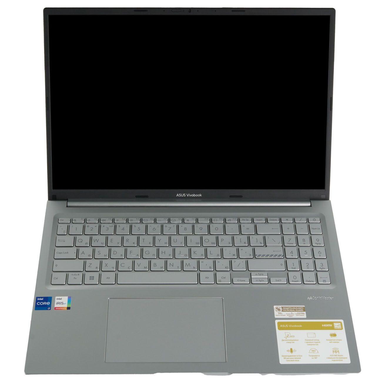 Восстановленный ноутбук Asus X1605VA-MB1070/16"/1920x1200 пикс./IPS/Core i7/Intel Iris Xe Graphics/32GB/1TB/DOS, отличный