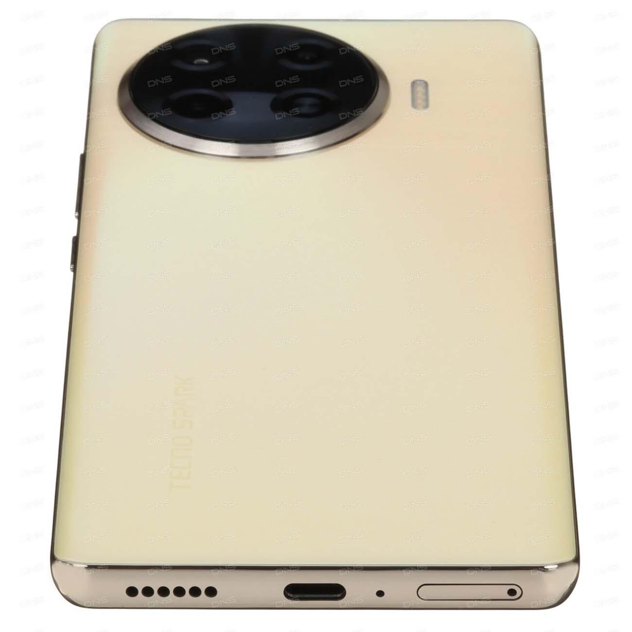 Восстановленный смартфон Tecno Spark 20 Pro+ 8/256GB Gold, отличный