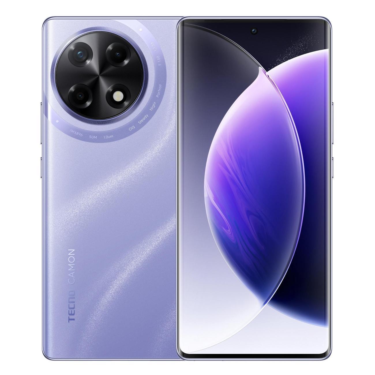 Восстановленный смартфон Tecno CAMON 30S 8/128GB Nebula Violet, отличный