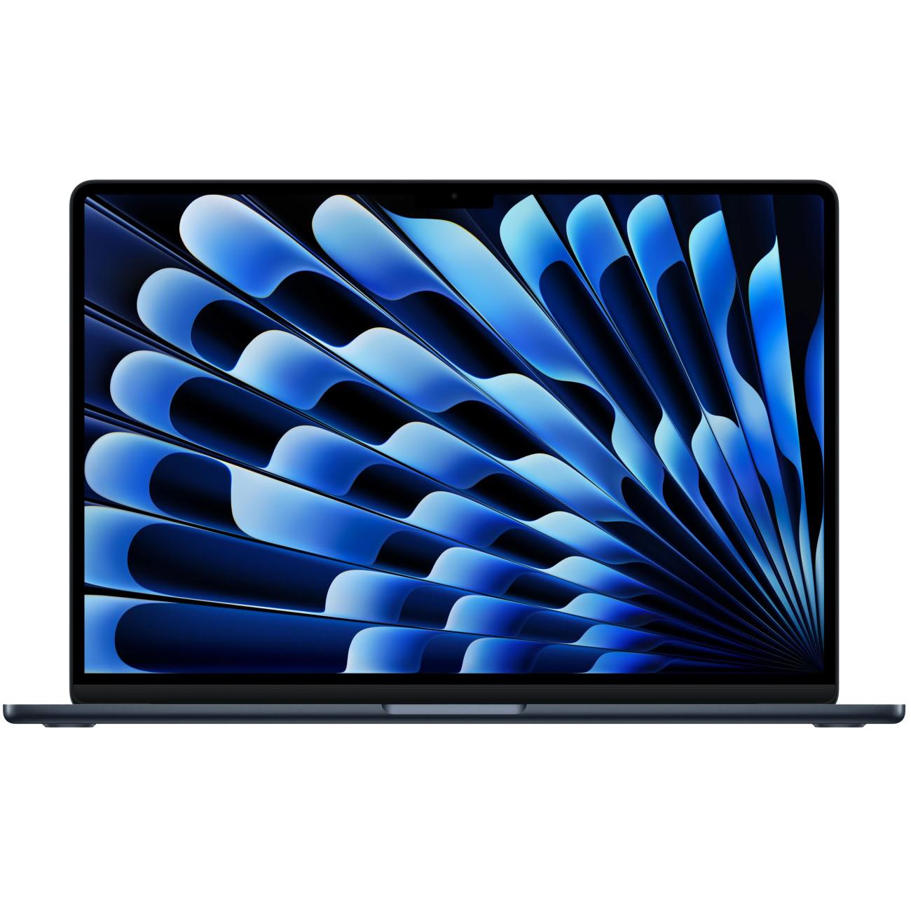 Ноутбук Apple MacBook Air 15 (M5, 10C CPU/10C GPU, 2026) 16/1ТБ, полуночный черный (MDVK4)